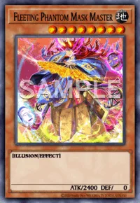 Fleeting Phantom Mask Master, Yu-Gi-Oh! card, EARTH