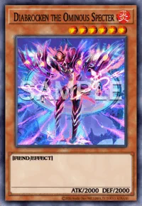 Diabrocken the Ominous Specter, Yu-Gi-Oh! card, FIRE