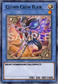 Clown Crew Flair, Yu-Gi-Oh! card, LIGHT