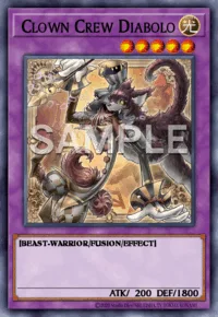 Clown Crew Diabolo, Yu-Gi-Oh! card, LIGHT