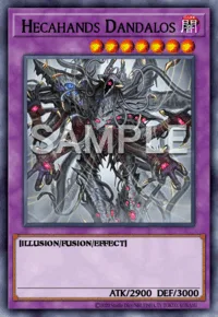 Hecahands Dandalos, Yu-Gi-Oh! card, DARK