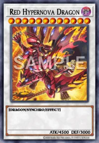Red Hypernova Dragon, Yu-Gi-Oh! card, DARK