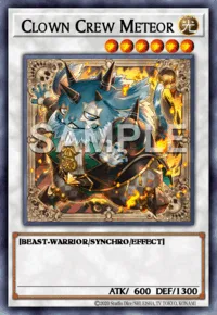Clown Crew Meteor, Yu-Gi-Oh! card, LIGHT
