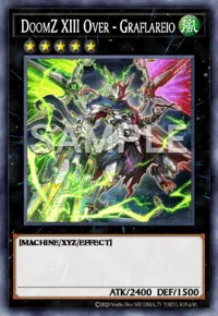 DoomZ XIII Over - Graflareio, Yu-Gi-Oh! card, WIND