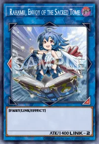 Rahamu, Envoy of the Sacred Tome, Yu-Gi-Oh! card, DARK
