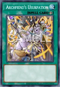 Archfiend's Usurpation, Yu-Gi-Oh! card, SPELL