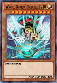Winged Kuriboh Sabatiel LV10, Yu-Gi-Oh! card, LIGHT