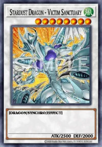 Stardust Dragon - Victim Sanctuary, Yu-Gi-Oh! card, WIND