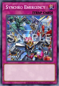 Synchro Emergency, Yu-Gi-Oh! card, TRAP