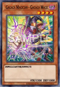 Gagaga Magician - Gagaga Magic, Yu-Gi-Oh! card, DARK