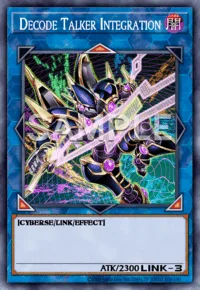 Decode Talker Integration, Yu-Gi-Oh! card, DARK