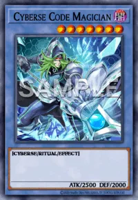 Cyberse Code Magician, Yu-Gi-Oh! card, DARK