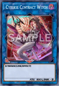 Cyberse Contract Witch, Yu-Gi-Oh! card, DARK