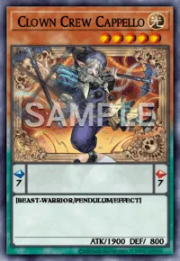 Clown Crew Cappello, Yu-Gi-Oh! card, LIGHT