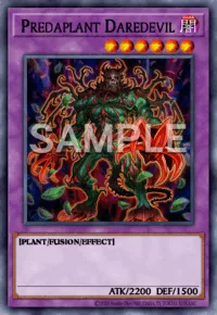 Predaplant Daredevil, Yu-Gi-Oh! card, DARK