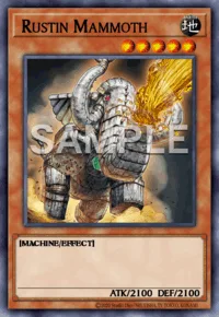 Rustin Mammoth, Yu-Gi-Oh! card, EARTH
