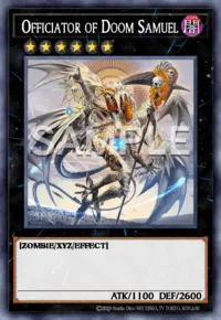Officiator of Doom Samuel, Yu-Gi-Oh! card, DARK