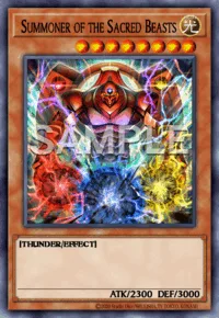 Summoner of the Sacred Beasts, Yu-Gi-Oh! card, LIGHT