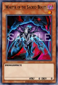 Martyr of the Sacred Beasts, Yu-Gi-Oh! card, DARK
