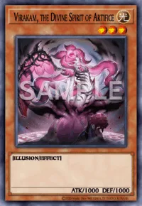 Virakam, the Divine Spirit of Artifice, Yu-Gi-Oh! card, LIGHT