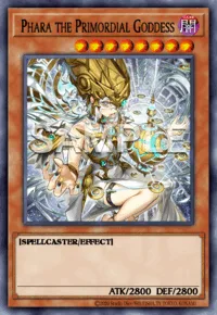 Phara the Primordial Goddess, Yu-Gi-Oh! card, DARK