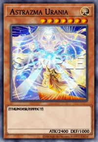 Astrazma Urania, Yu-Gi-Oh! card, LIGHT