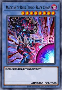 Magician of Dark Chaos - Black Chaos, Yu-Gi-Oh! card, DARK