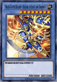 Black Luster Soldier - Soldier of Light and Darkness, Yu-Gi-Oh! card, EARTH