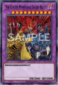The Chaotic Phantasmal Sacred Beasts, Yu-Gi-Oh! card, DARK