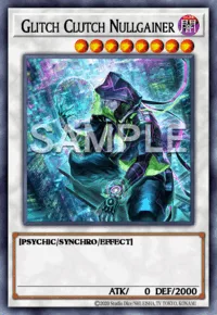 Glitch Clutch Nullgainer, Yu-Gi-Oh! card, DARK