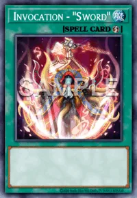 Invocation - "Sword", Yu-Gi-Oh! card, SPELL