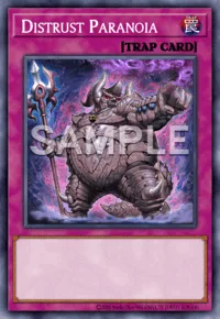 Distrust Paranoia, Yu-Gi-Oh! card, TRAP