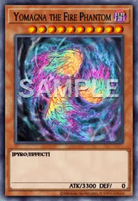 Yomagna the Fire Phantom, Yu-Gi-Oh! card, DARK