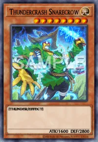 Thundercrash Snarecrow, Yu-Gi-Oh! card, LIGHT