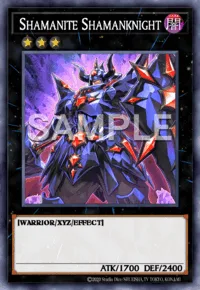Shamanite Shamanknight, Yu-Gi-Oh! card, DARK