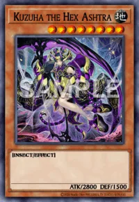 Kuzuha the Hex Ashtra, Yu-Gi-Oh! card, EARTH