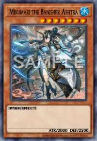 Mikumari the Banisher Ashtra, Yu-Gi-Oh! card, WATER