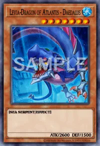 Levia-Dragon of Atlantis - Daedalus, Yu-Gi-Oh! card, WATER