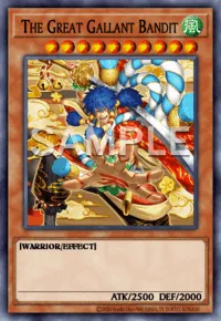 The Great Gallant Bandit, Yu-Gi-Oh! card, WIND