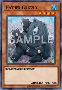 Father Grizzly, Yu-Gi-Oh! card, WATER