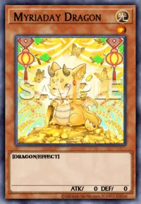 Myriaday Dragon, Yu-Gi-Oh! card, LIGHT