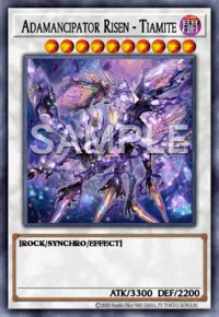 Adamancipator Risen - Tiamite, Yu-Gi-Oh! card, DARK