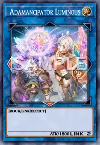 Adamancipator Luminous, Yu-Gi-Oh! card, LIGHT