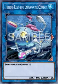 Helping Robo for Underwater Combat, Yu-Gi-Oh! card, WATER
