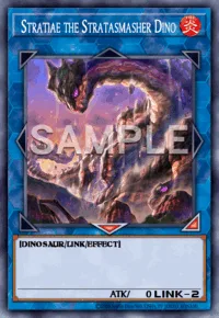 Stratiae the Stratasmasher Dino, Yu-Gi-Oh! card, FIRE