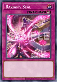 Barian's Seal, Yu-Gi-Oh! card, TRAP