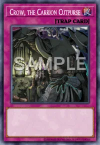 Crow, the Carrion Cutpurse, Yu-Gi-Oh! card, TRAP
