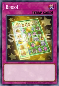 Bingo!, Yu-Gi-Oh! card, TRAP