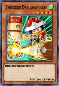 Speedroid Darumaknocker, Yu-Gi-Oh! card, WIND