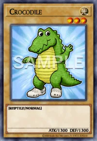 Crocodile, Yu-Gi-Oh! card, LIGHT